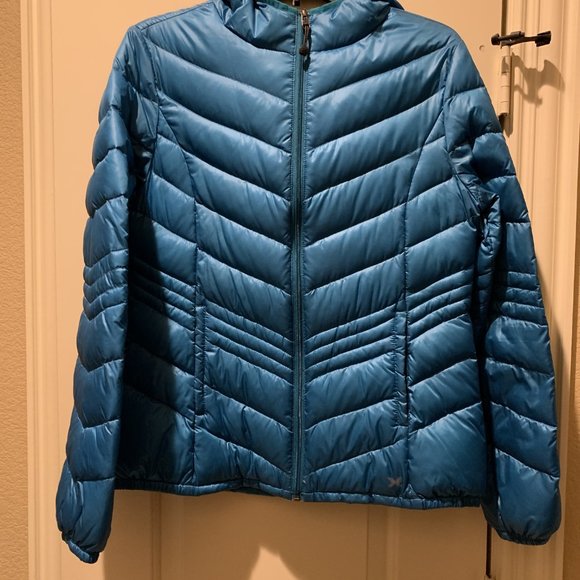 xersion packable down jacket